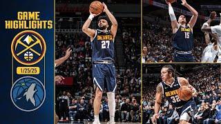 Denver Nuggets vs. Minnesota Timberwolves Full Game Highlights  | 1/25/25