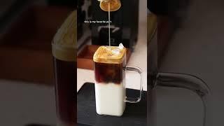 How to make an iced caramel macchiato using a Nespresso #coffee