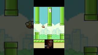 This game is hard! Flappy Bird on PC. #shorts #short #ryderyonex #gaming #flappybird