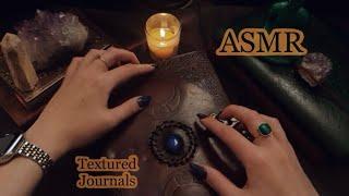ASMR Cozy Textured Journals! Tapping & Scratching, No Talking