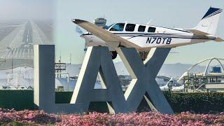 Flying the Bonanza to LAX