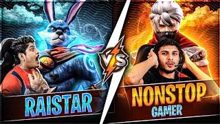 RAISTAR VS NONSTOP GAMING || NG ESPORTS VS RAISTAR GYANGAMING 4 VS 4 FIGHT - Garena Free Fire