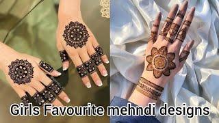 Girls Favourite mehndi designs || favourite mehndi || gleam point ||