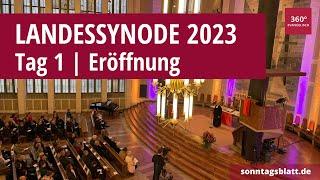 Landessynode 2023: Eröffnung mit Gottesdienst und Predigt von Landesbischof Heinrich Bedford-Strohm