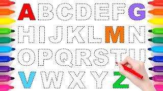 Learn the Alphabet from A to Z uppercase | coloring for kids