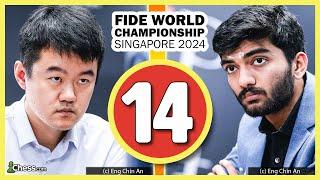 Schach-WM 2024 Partie 14 | Ding Liren vs. Gukesh D.