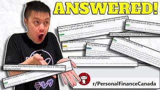 Personal Finance Reddit Questions ANSWERED | PersonalFinanceCanada Subreddit