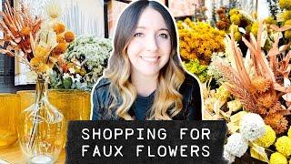 Faux Flowers: Shopping for Flowers That Will NEVER DIE  At World Market + Target