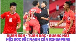 Nguyễn Xuân Son - Tuấn Hải - Quang Hải - Hoàng Đức - Singapore vs đội tuyển Việt Nam