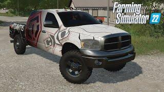 FS22 - 2008 Dodge Ram 2500 Mega Cab - Farming Simulator 2022 American Muscle Car Mod