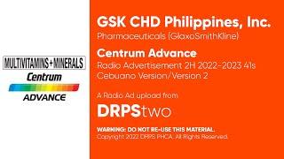 Centrum Advance Radio Ad Q4 2022-2023 41s (in Cebuano, Version 2)