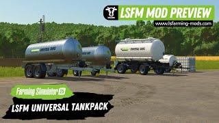 LS25 Mod Vorstellung - LSFM Universal Tank Pack