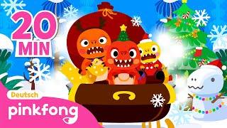 Wir wünschen dir ein T-Rexmas | Weihnachtslieder | Dinosaurier | Pinkfong, Baby Hai! Kinderlieder