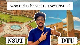 Why did i choose DTU over NSUT? #jaccounselling #dtu #nsut