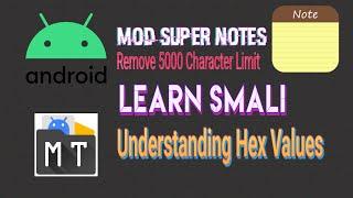 How to Remove 5000 character limit in Super Notes | MT Manager | Learn Smali | Understanding Hex