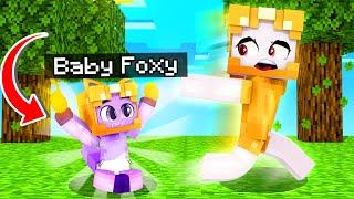 FOXY Turns Into BABY FOXY & PRANKS BOXY! (LankyBox Minecraft MOVIE!)