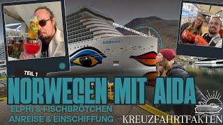 Unser Kreuzfahrt-Start: Einschiffung in Kiel | Norwegen ab Kiel bis Hamburg mit AIDAnova Vlog Teil 1