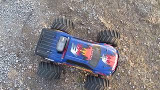 Traxxas Emaxx 2906 with vintage Trinity Slot Machine motor