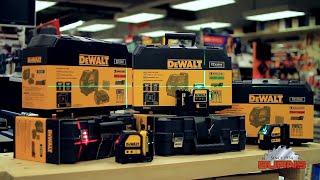 Burns Power Tools PLS and DeWalt Green Beam Laser Demo