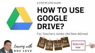 Using Google Drive Series: Part1_Contents of the Google Drive Playlist & How to Access Google Drive