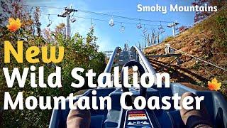 I Rode the New Wild Stallion Mountain Coaster at Skyland Ranch!