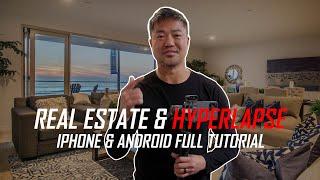 How to take Professional Real Estate Videos & Hyperlapse Reel with Your iPhone  or Android!