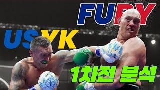 올렉산드르 우식 vs 타이슨 퓨리 1차전 분석