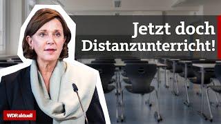 Distanzunterricht an Schulen nach Osterferien: Gebauer ändert Corona-Plan | WDR Aktuelle Stunde