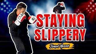 How To Use Your Steps To Stay Slippery |KICKBOXING|