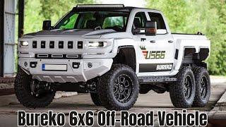 Max.Speed: 180 km/h | 0 - 100 km/h: 10 sec | 3L V6 Turbo Diesel-EURO 6 | Bureko 6x6 Off-Road Vehicle