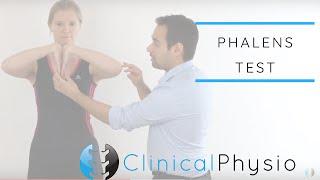 Phalens Test for Carpal Tunnel Syndrome | Clinical Physio