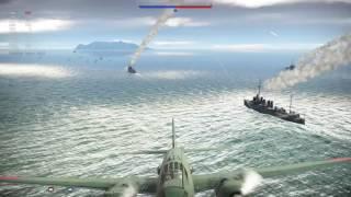 G4M Torpedo Attack in Sim Mode(War Thunder)