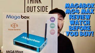 Magabox MG4 Max Android Box Review | 3 Apps Plus 6 Premium Apps And Bluetooth Remote!