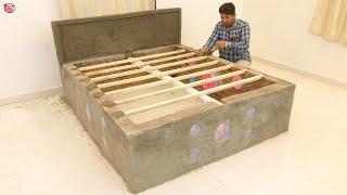 Room Cement Bed Making