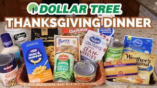 I Made a 3 Course Thanksgiving Dinner From Dollar Tree! (On a $20 Budget!)