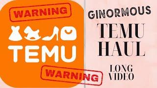 GINORMOUS TEMU Haul | Biggest Haul Yet | Lots of Items Under $1 | MUST SEE!!!!!