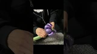 Balloon Twisting Flower | Balloon Decoration Idea #shortsvideo