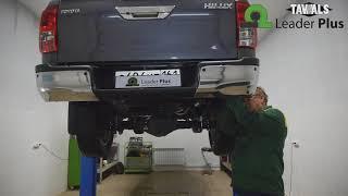 Установка фаркопа Leader T121-F/FC. TOYOTA HILUX 2015-...г.в.