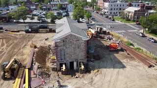 Wolfe House and Building Movers. New Canaan Ct. Legacy building move,