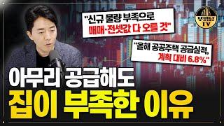 매년 아파트를 지어도, 계속 공급이 부족하다는 진짜 이유