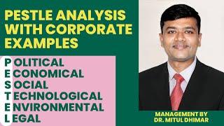 PESTLE analysis in strategic management with examples (Business environment/strategy)