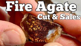 Fire Agate Cut'n & Sales - Guzman Family Mexican Fire Agates