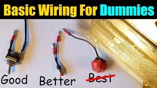 Easiest How To Wire A Switch On Youtube | Classic Car Wiring Basics Part 2 |