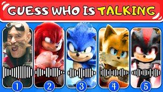 Guess The Sonic Character By Voice! ️ | Sonic The Hedgehog