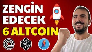 50X YAPABİLECEK 6 ALTCOIN! | ZENGİN EDEBİLECEK ALTCOIN SEPETİ