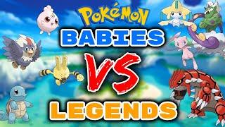 We Catch OP BABY POKEMON or LEGENDARY POKEMON. Then We FIGHT!