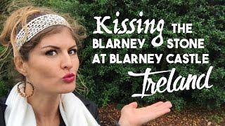 Kissing The Blarney Stone at Blarney Castle Ireland