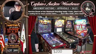 AUCTION LIVE!!Classic Arcade Games & Pinball Machines