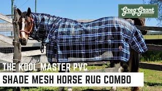 Introducing the Kool Master PVC Shade Mesh Horse Rug Combo - Greg Grant Saddlery