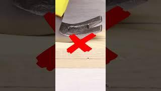 Be sure to remember this trick! How to pull a nail without a cap